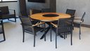 Ver imagem 6 de Jogo de Mesa Jantar 1,50m Zurick Madeira Pétalas 6 Cadeiras Amélia