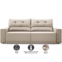 Ver imagem 3 de Sofá Lord 2,00m Retrátil e Reclinável Velosuede - Netsofas