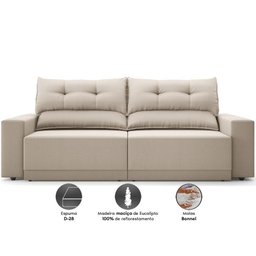 Sofá Lord 2,00m Retrátil e Reclinável Velosuede - Netsofas - 2