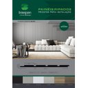 Ver mais imagens de Painel Ripado/forro Lambri Preto 2750 X 455 X 9mm - Caixa com 4 Painéis = 5m2