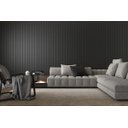 Ver imagem 6 de Painel Ripado/forro Lambri Preto 2750 X 455 X 9mm - Caixa com 4 Painéis = 5m2