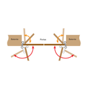 Ver imagem 5 de Dobradiça Vai e Vem em Aço com Mola 3 Polegadas Cromada