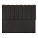 Ver imagem 3 de Cabeceira Cama Box Casal Queen Size Kharla 160cm Veludo Marrom - Desk Design