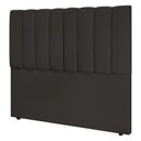 Ver imagem 1 de Cabeceira Cama Box Casal Queen Size Kharla 160cm Veludo Marrom - Desk Design