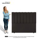 Ver imagem 5 de Cabeceira Cama Box Casal Queen Size Kharla 160cm Veludo Marrom - Desk Design