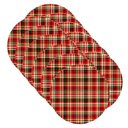 Ver imagem 2 de Kit Sousplat Natal Xadrez Nsw 12 Peças com Base