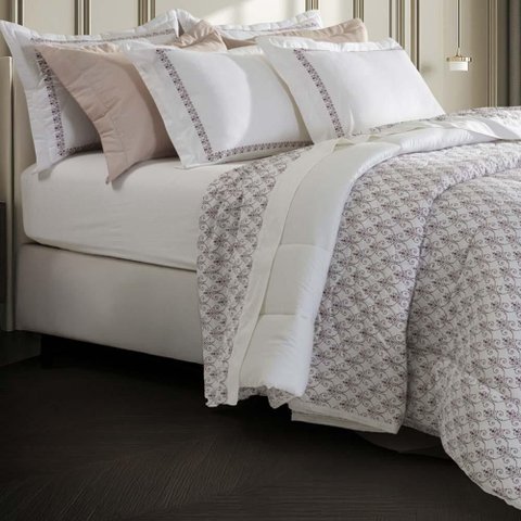 Jogo de Cama Queen 300 Fios Nissi - Kacyumara Estampado