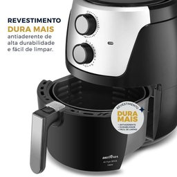 Fritadeira Air Fryer Britânia 4,2l 1500w Bfr38 Dura Mais 220v - 4