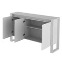 Ver imagem 4 de Balcão Para Escritório 3 Portas 1.3 ME4147 Branco - Tecno Mobili