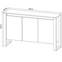 Ver imagem 5 de Balcão Para Escritório 3 Portas 1.3 ME4147 Branco - Tecno Mobili
