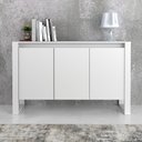 Ver imagem 2 de Balcão Para Escritório 3 Portas 1.3 ME4147 Branco - Tecno Mobili