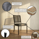 Ver imagem 5 de Jogo de Cadeiras Area Gourmet Aluminio Corda Preto