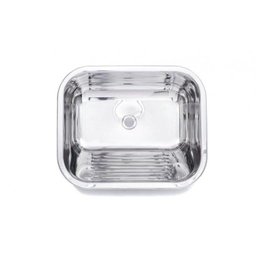 Tanque Inox Pequeno 40x40x20cm 22 L Escovado - Construinox - 1