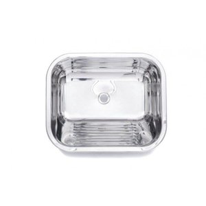 Tanque Inox Pequeno 40x40x20cm 22 L Escovado - Construinox