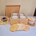 Ver imagem 3 de Kit 4 Velas Aromáticas 90gr com Caixa de Madeira Presente