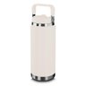 Garrafa Térmica Parede Dupla em Aço Inox Branca 900ml com Alça - 1