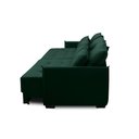 Ver imagem 6 de Sofá Sem Caixa Retrátil Reclinável 2,50m Carol Veludo Verde Adonai Estofados