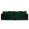 Sofá Sem Caixa Retrátil Reclinável 2,50m Carol Veludo Verde Adonai Estofados - 7
