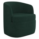 Ver imagem 7 de Kit 2 Poltronas Giratória Decorativa para Sala Dandara K04 Veludo Verde - Mpozenato