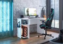 Ver imagem 4 de Mesa Gamer com Suporte de Fone Zalie Branco
