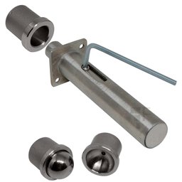 Pivot para porta - Escovado - 120 Kg - 11