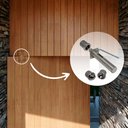 Ver imagem 2 de Pivot para porta - Escovado - 120 Kg