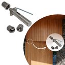 Ver imagem 1 de Pivot para porta - Escovado - 120 Kg