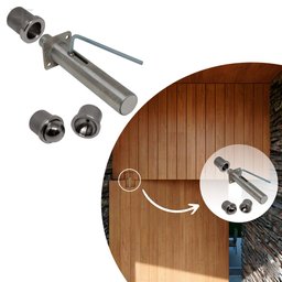 Pivot para porta - Escovado - 120 Kg - 1