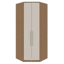 Ver imagem 1 de Modulado Canto Closet 2 Portas 245cm Rimo Setiba Plus Carvalho/off White