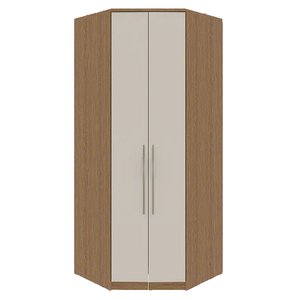 Modulado Canto Closet 2 Portas 245cm Rimo Setiba Plus Carvalho/off White