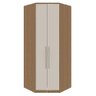 Modulado Canto Closet 2 Portas 245cm Rimo Setiba Plus Carvalho/off White - 1