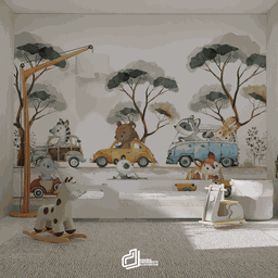 Painel Safari Aquarela-md26 - 3