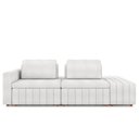 Ver imagem 5 de Sofá Ilha e Puff Sala Living 285cm Siesta M22 Boucle Branco - Mpozenato