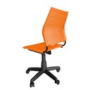 Ver imagem 3 de Cadeira de Escritorio Giratoria Versat para Recepção com Regulagem de Altura Plastico Laranja