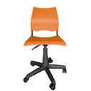 Ver imagem 6 de Cadeira de Escritorio Giratoria Versat para Recepção com Regulagem de Altura Plastico Laranja