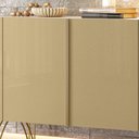 Ver imagem 5 de Aparador Buffet para Sala de Jantar 2 Portas Orgânico Pozzi B01 Off White Champgne