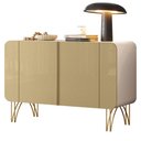 Ver imagem 1 de Aparador Buffet para Sala de Jantar 2 Portas Orgânico Pozzi B01 Off White Champgne