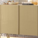 Ver imagem 5 de Aparador Buffet para Sala de Jantar 2 Portas Orgânico Pozzi B01 Off White Champgne