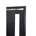 Ver imagem 3 de Porta Pivotante de Alumínio Preto com Puxador e Vidro Linha Veneza:Esquerda/ 210 x 120
