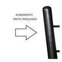 Ver imagem 2 de Jogo 6 Cadeiras Para Cozinha Epoxi Craqueada Assento Estofado - Laca branca