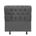 Ver imagem 2 de Cabeceira Estofada Paris 100cm Solteiro Para Cama Box Quarto Linho Cinza - Gat Magazine