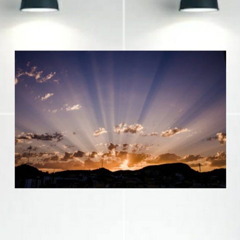 Quadro Decorativo Tela Canvas Religiosos Ref:qbre7 Lojall 120 X 80 Cm Borda Infinita
