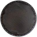 Ver imagem 7 de Kit 03 Assentos Redondo Banqueta Cadeira Estofados Poltronas H02 Corino Preto 25 Cm - Lyam Decor