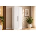 Ver imagem 1 de Guarda Roupa Modulado Casal 2PTAS Rizon Neve N. Horizonte