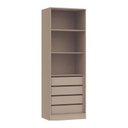 Ver imagem 4 de Cristaleira Lumini Armário 2 Portas Reflectas com LED 100% MDF Requinte+ Bege
