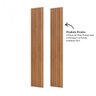 Painel Decorativo Ripado Mdf em Barra 89,5x183cm (1,64m²) Pa72 Pradel Móveis Freijó - 2