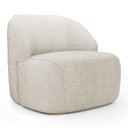 Ver imagem 1 de Poltrona Decorativa Living Kaya Orgânica Linho Bege Claro - Desk Design