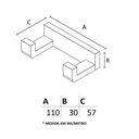 Ver imagem 4 de Cabide Duplo - Il 9022 - Polido
