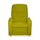 Ver imagem 1 de Cadeira Poltrona do Papai Reclinável Confortável Suede Amarelo