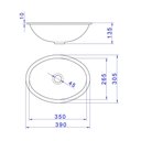 Ver imagem 4 de Cuba de Embutir Deca 39x30 Oval Branco Gelo + Válvula + Sifão
